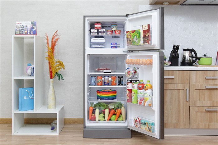 Tủ lạnh Sharp 196 lít SJ-211E Màu Xám