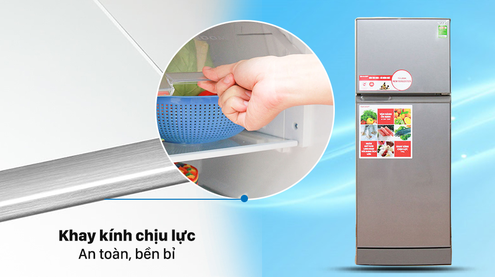 Tủ lạnh Sharp 182 lít SJ-212E