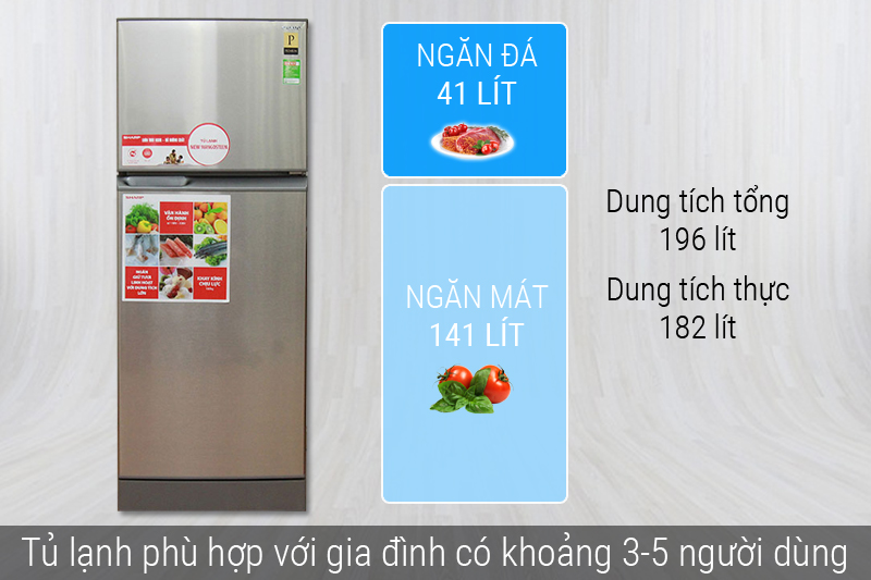Dung tích tủ lạnh