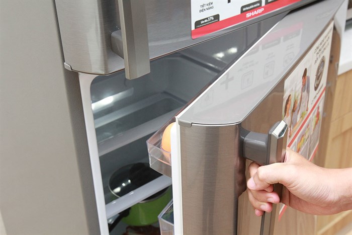 Tủ lạnh Sharp 314 lít SJ-X315E Màu Bạc