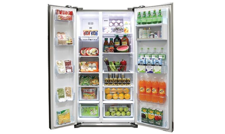 Dung tích lớn 577 lít chứa nhiều thực phẩm