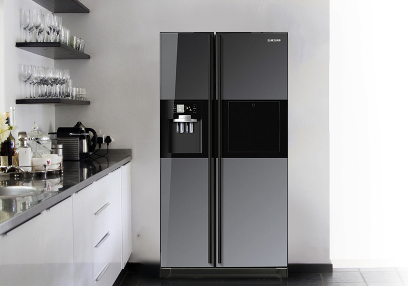 Ẩn chứa bên trong thiết kế đầy phong cách và tinh tế của tủ lạnh Samsung RSH5ZLMR1/XSV chính là tay cầm trợ lực thông minh