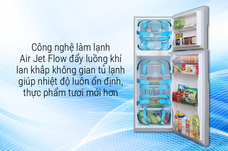 Công nghệ làm lạnh Air Jet Flow