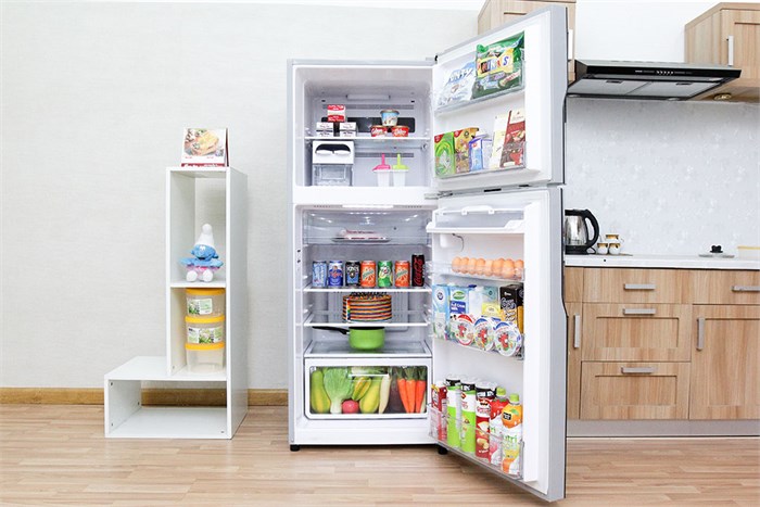 Tủ lạnh Hitachi Inverter 335 lít R-V400PGV3D-SLS Màu Bạc