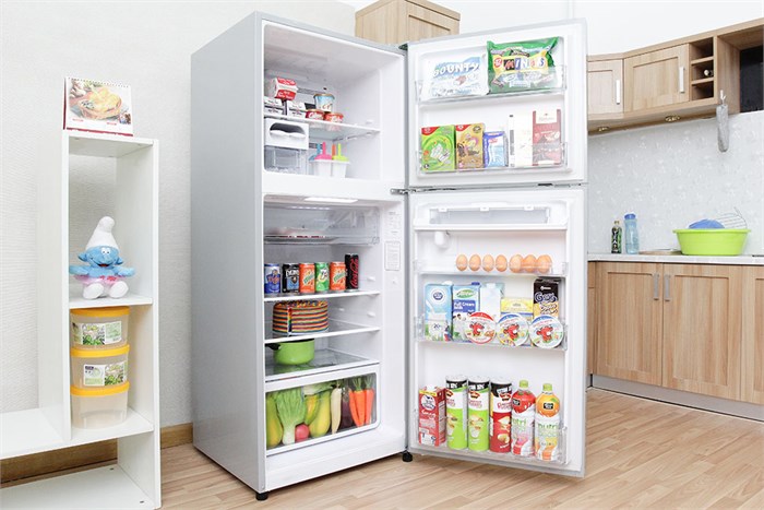 Tủ lạnh Hitachi Inverter 335 lít R-V400PGV3D-SLS Màu Bạc