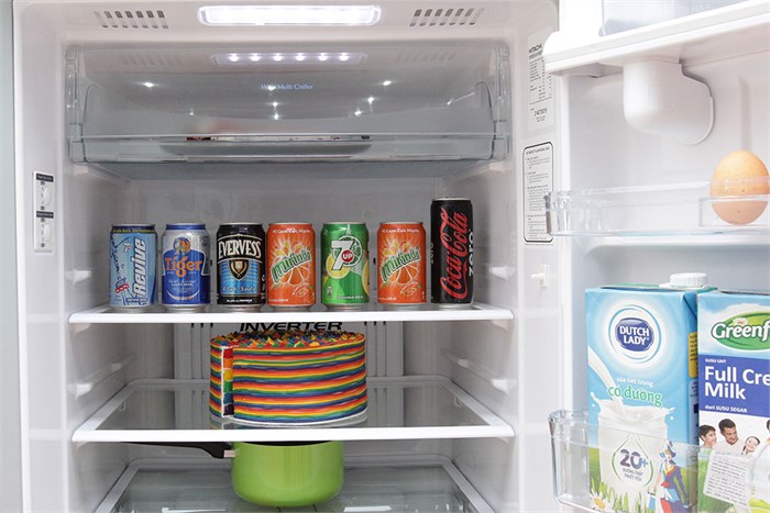 Tủ lạnh Hitachi Inverter 335 lít R-V400PGV3D-SLS Màu Bạc