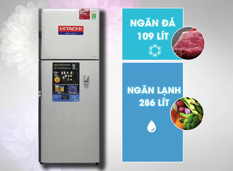Tủ lạnh Hitachi R-V470PGV3D SLS