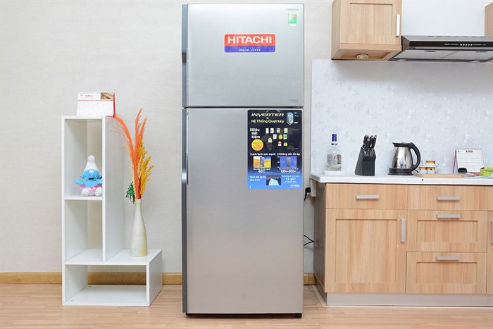 Tủ lạnh Hitachi 395 lít R-V470PGV3 INX Màu Inox