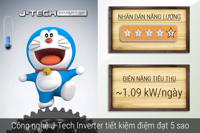 Tủ lạnh có máy nén J-Tecj Inverter
