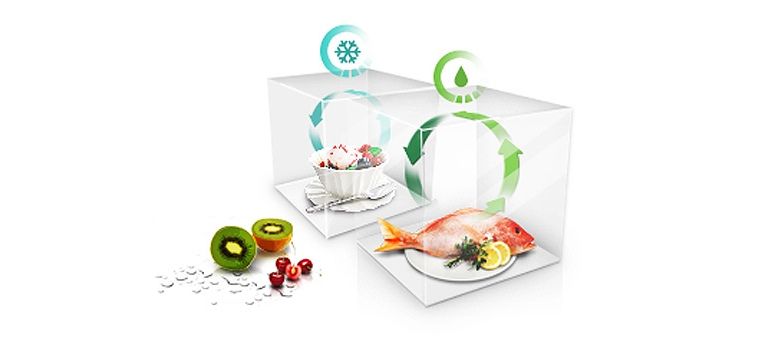 Làm lạnh riêng biệt mỗi ngăn tủ Làm lạnh riêng biệt mỗi ngăn tủ