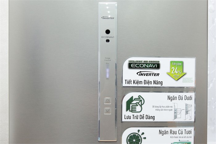 Tủ lạnh Panasonic NR-BR307ZSVN 265 lit Màu Bạc