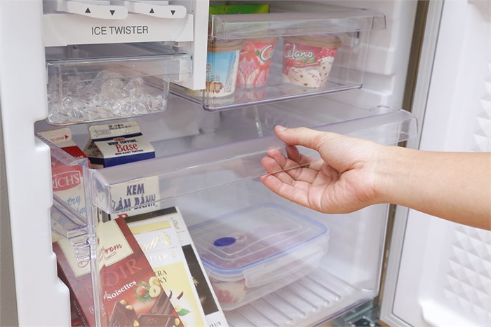 Tủ lạnh Panasonic NR-BR347XSVN 308 lít Màu Xám