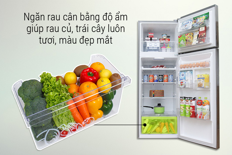 Ngăn rau cân bằng độ ẩm tốt