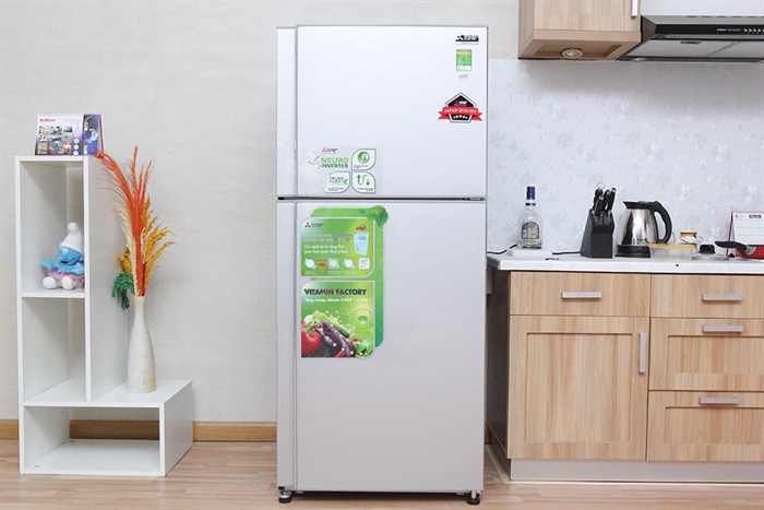 Tủ lạnh Mitsubishi Electric Inverter 346 lít MR-F42EH-SLW Màu Bạc