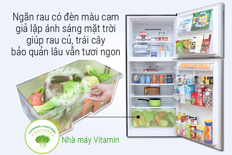 Ngăn rau nhà máy Vitamin