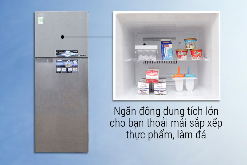 Ngăn đông lớn tiện lợi