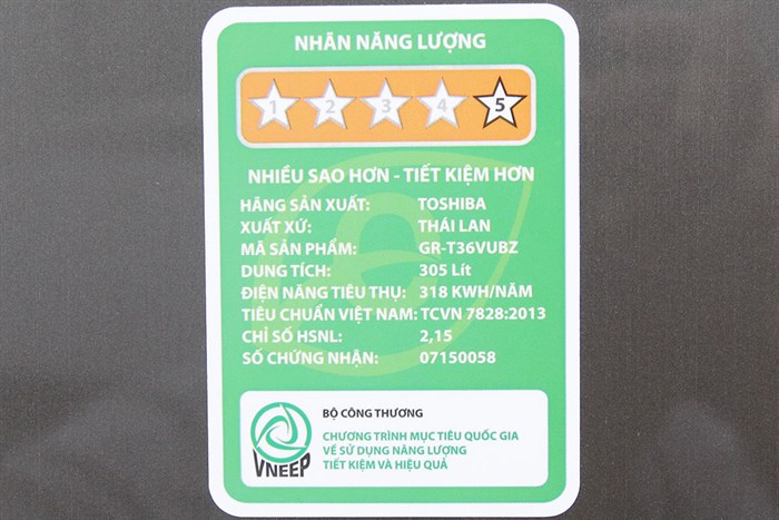 Tủ lạnh Toshiba Inverter 305 lít GR-T36VUBZ Màu Xám