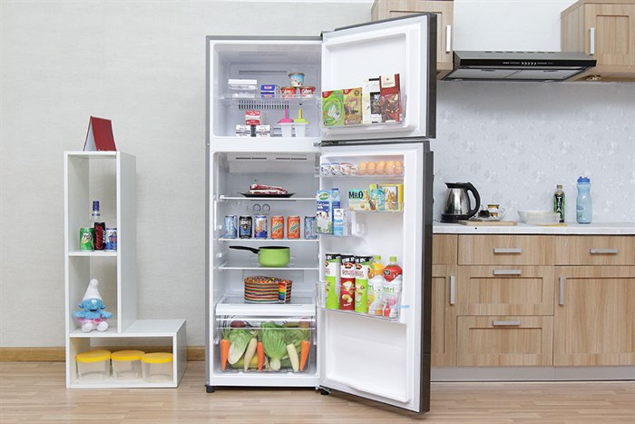 Tủ lạnh Toshiba Inverter 330 lít GR-T39VUBZ(DS) Màu Đen - Xám