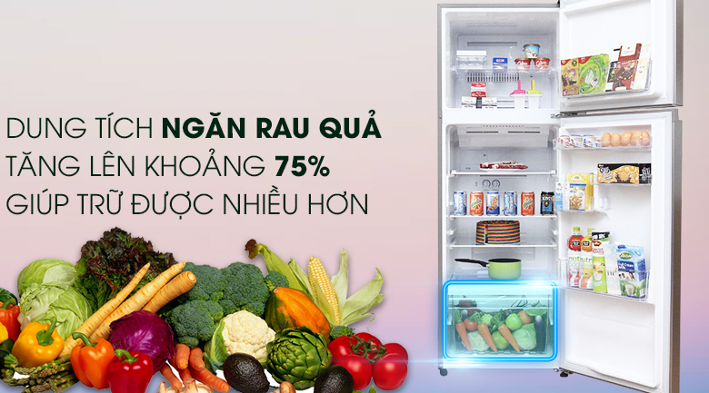 Tủ lạnh Toshiba GR-T39VUBZ(N) 330 lít Tủ lạnh Toshiba GR-T39VUBZ(N) 330 lít