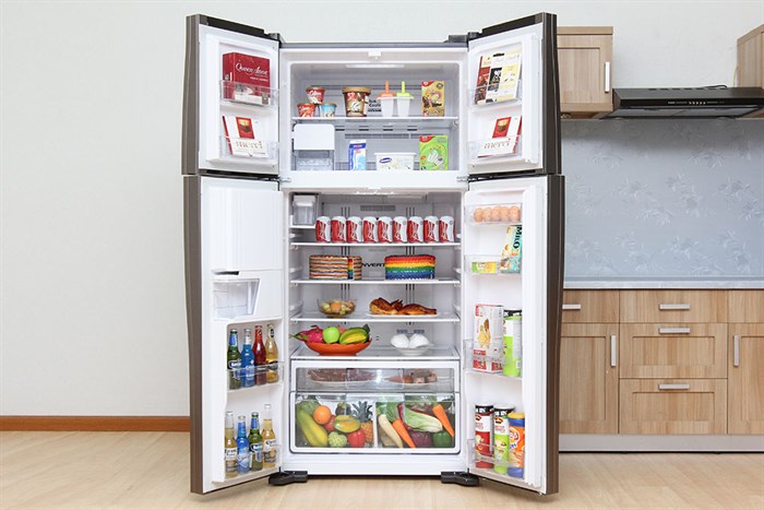 Tủ lạnh Hitachi Inverter 540 lít R-W660FPGV3X GBW Màu Nâu