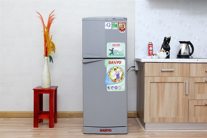 Tủ lạnh Sanyo 130 lít SR-145PN VS Màu Bạc