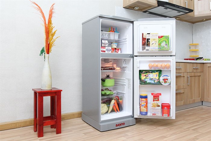 Tủ lạnh Sanyo 130 lít SR-145PN VS Màu Bạc