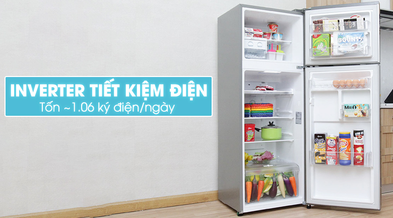 Tủ lạnh LG Inverter 208 lít GN-L225PS