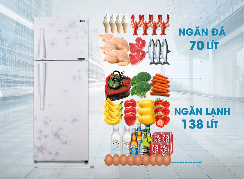 Tủ lạnh LG GN-L225BF Tủ lạnh LG GN-L225BF