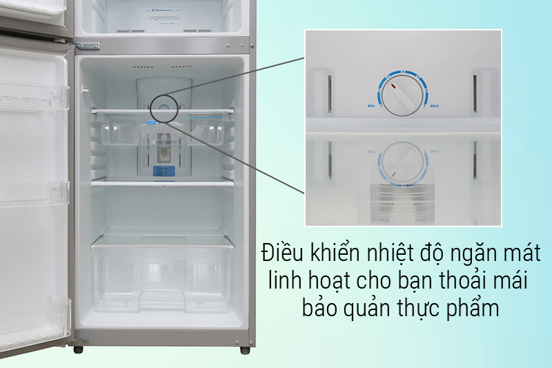 Ngăn mát có nút điều khiển nhiệt độ