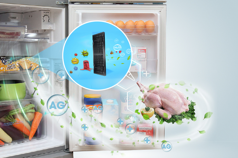 Khử mùi Tủ lạnh Aqua 130 lít AQR-145AN
