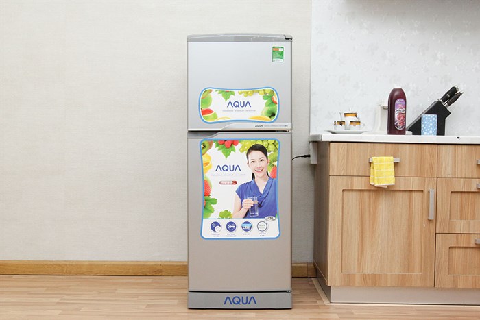 Tủ lạnh Aqua 130 lít AQR-145AN Màu Bạc