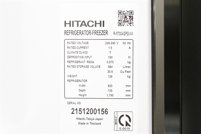 Tủ lạnh Hitachi Inverter 584 lít R-M700AGPGV4X DIA Màu Nâu