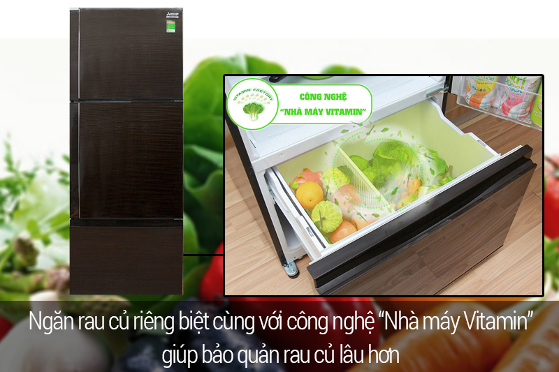 ngăn rau củ