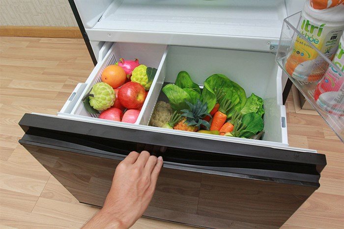 Tủ lạnh Mitsubishi Electric Inverter 414 lít MR-V50EH-BRW Màu Nâu