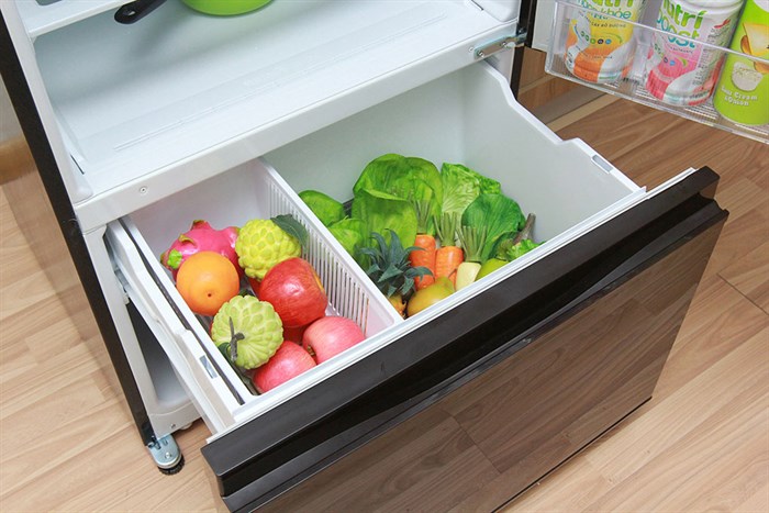 Tủ lạnh Mitsubishi Electric Inverter 414 lít MR-V50EH-BRW Màu Nâu