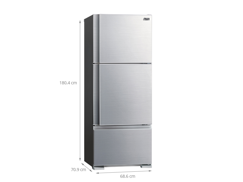 Thông số kỹ thuật Tủ lạnh Mitsubishi Electric 414 lít MR-V50EH-SLW