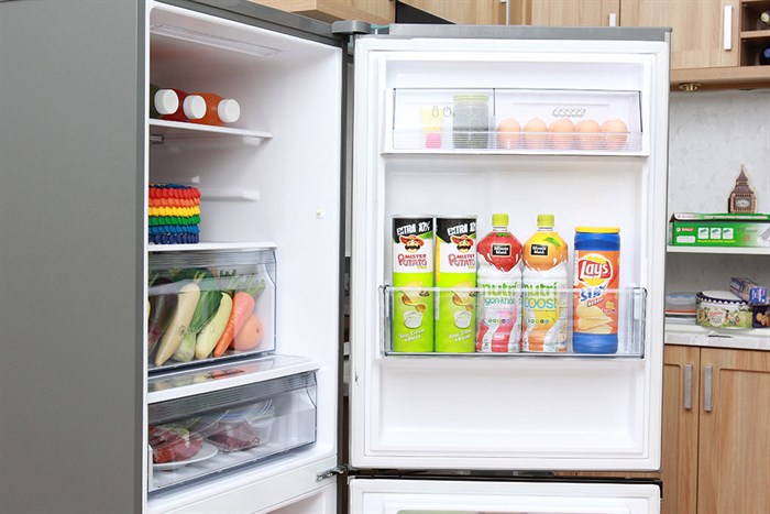 Tủ lạnh Panasonic Inverter 255 lít NR-BV288XSVN Màu Xám