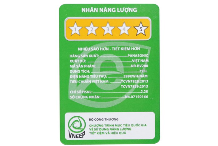 Tủ lạnh Panasonic Inverter 255 lít NR-BV288XSVN Màu Xám