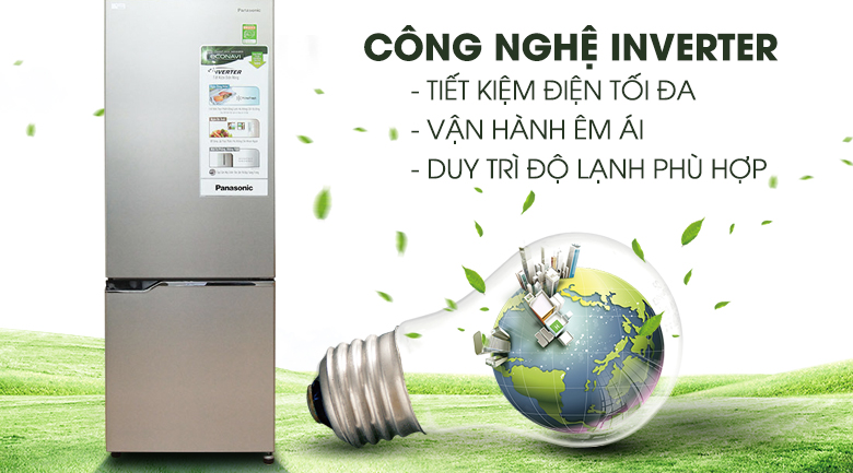 Tủ lạnh Panasonic Inverter 290 lít NR-BV328QSVN