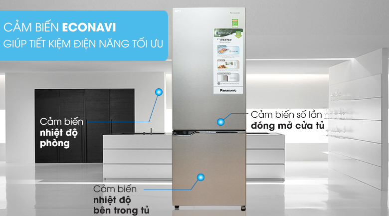 Tủ lạnh Panasonic Inverter 290 lít NR-BV328QSVN