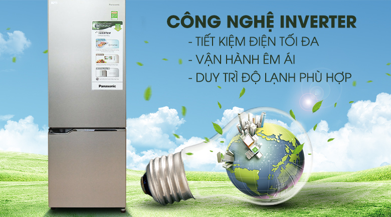 Tủ lạnh Panasonic Inverter 322 lít NR-BV368QSVN