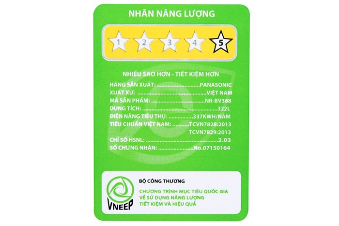 Tủ lạnh Panasonic Inverter 322 lít NR-BV368QSVN Màu Xám