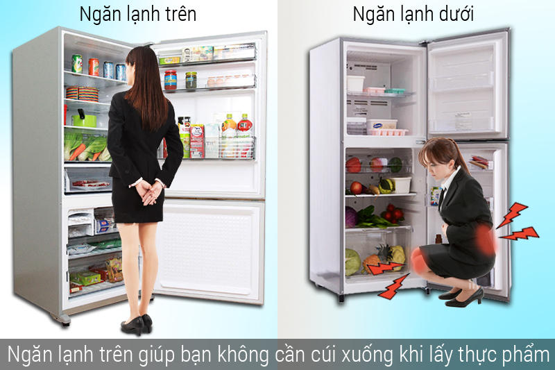 Ngăn lạnh nằm trên