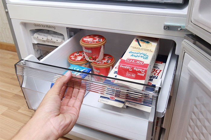 Tủ lạnh Panasonic Inverter 363 lít NR-BX418VSVN Màu Xám