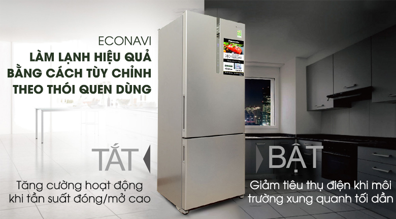 Tủ lạnh Panasonic Inverter 405 lít NR-BX468XSVN