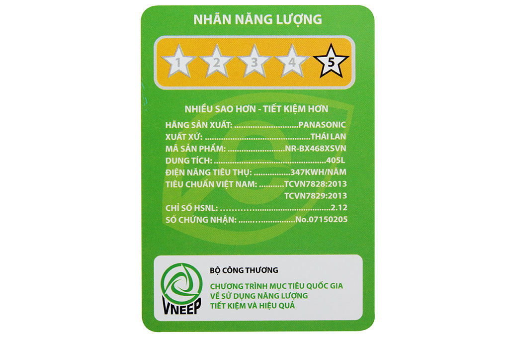 Tủ lạnh Panasonic Inverter 405 lít NR-BX468XSVN Màu Xám
