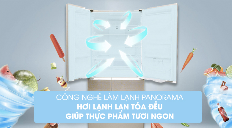 Tủ lạnh Panasonic Inverter 588 lít NR-F610GT-N2