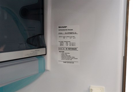 Tủ lạnh Sharp 585 lít SJ-XP590PG-SL