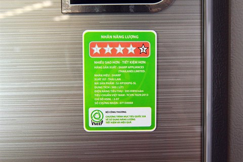 Tủ lạnh Sharp 585 lít SJ-XP590PG-SL