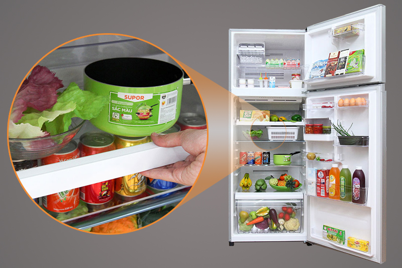 Ngăn làm lạnh kép Dual Cooling Zone